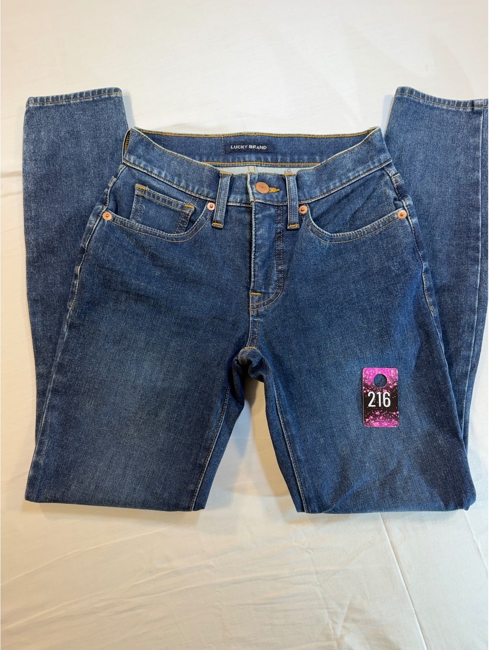 Lucky Brand Mid Rise Skinny Denim